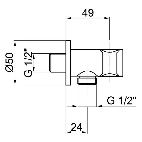 Шланговое подключение Webert AC0478980 Розовое золото