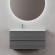 Тумба под раковину Sancos Folk 100 L FL100LGS подвесная Grey soft
