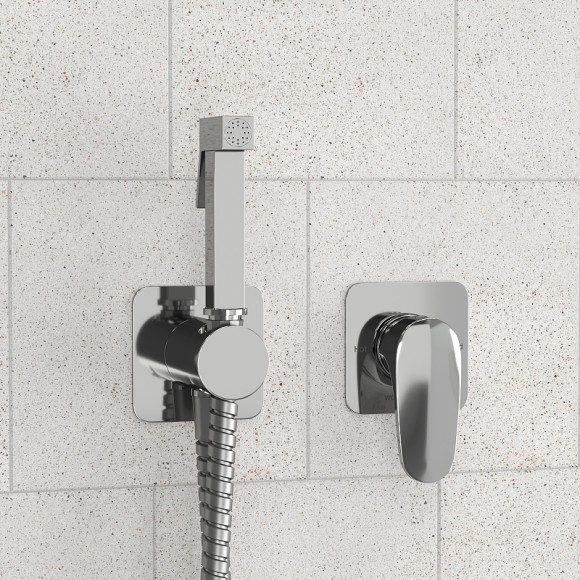 Гигиенический душ со смесителем WasserKRAFT Weida A3151.271.057.136 Хром