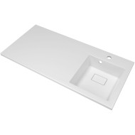 Раковина Florentina Аванти 100 R 10.310.0R100.001 с местом под стиральную машину Белая