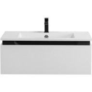 Тумба под раковину Cezares Slider 80 SLIDER-800-1C-SO-BO подвесная Bianco Opaco