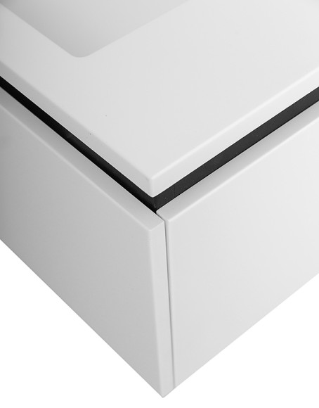 Тумба под раковину Cezares Slider 80 SLIDER-800-1C-SO-BO подвесная Bianco Opaco