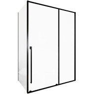 Душевой уголок Allen Brau Fantasy 150x90 3.11009.31 + 3.11013.31 профиль Черный матовый стекло прозрачное