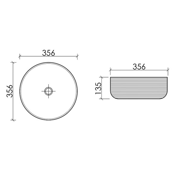 Раковина-чаша Ceramicanova Element 36 CN6073MB Черная матовая Раковина-чаша Ceramicanova Element 36 CN6073MB Черная матовая