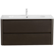 Тумба под раковину Cezares Relax 100 RELAX-1000-2C-SO-GM подвесная Оружейная сталь