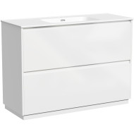 Тумба под раковину Sancos Libra Floor 120 LB120F-1W Белый глянец