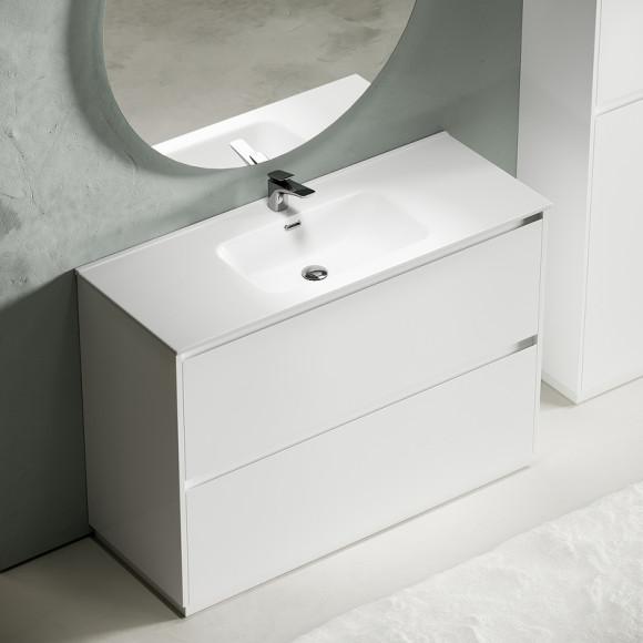 Тумба под раковину Sancos Libra Floor 120 LB120F-1W Белый глянец Тумба под раковину Sancos Libra Floor 120 LB120F-1W Белый глянец
