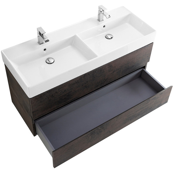 Тумба под раковину Cezares Molveno 46 120 MOLVENO 46-120-2C-SO-2-OSS подвесная Ossido