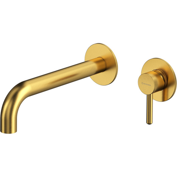 Смеситель для раковины Whitecross Y brushed gold Y1215GLB Брашированное золото