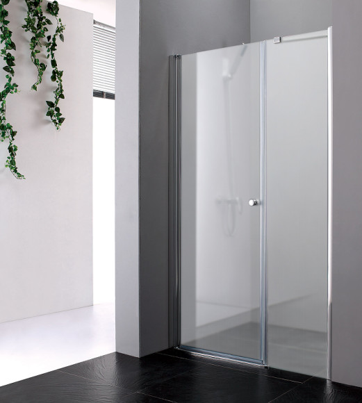 Душевая дверь Cezares Elena 150 L ELENA-W-B-11-60+90-P-Cr-L профиль Хром стекло рифленое