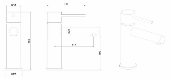 Смеситель для раковины Allen Brau Glority 5.51001-00 Хром Смеситель для раковины Allen Brau Glority 5.51001-00 Хром