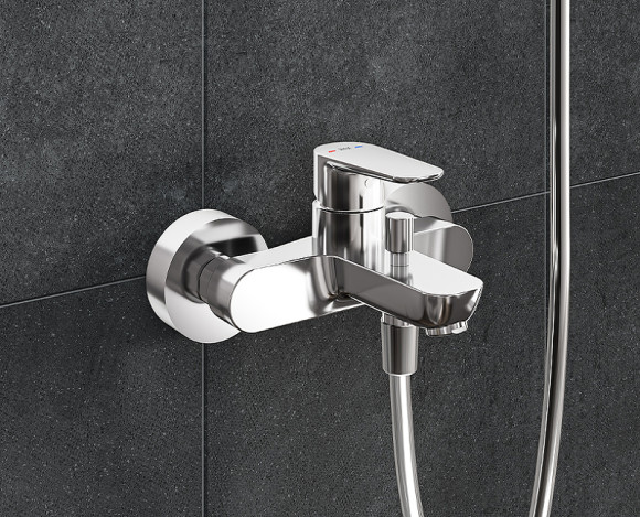 Смеситель для ванны Vitra Flow Soft A42946EXP Хром