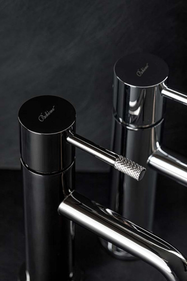 Смеситель для раковины Boheme Uno 461-SGM Оружейная сталь глянцевая Смеситель для раковины Boheme Uno 461-SGM Оружейная сталь глянцевая