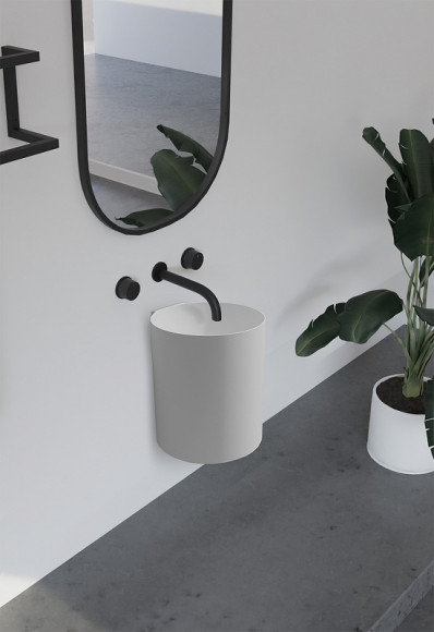 Раковина Abber Stein 42 AS2624 Белая матовая Раковина Abber Stein 42 AS2624 Белая матовая