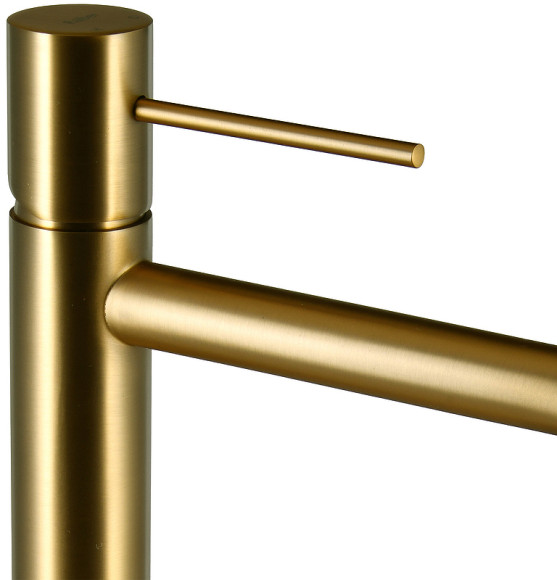 Смеситель для раковины Raiber Graceful RPG-002 Золото матовое Смеситель для раковины Raiber Graceful RPG-002 Золото матовое