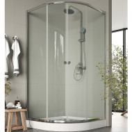 Душевой уголок Agger A01-100TCR 100x100 профиль Хром стекло прозрачное Душевой уголок Agger A01-100TCR 100x100 профиль Хром стекло прозрачное