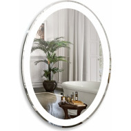 Зеркало Azario Италия-4 57 ФР-00001057 с подсветкой с сенсорным выключателем и часами