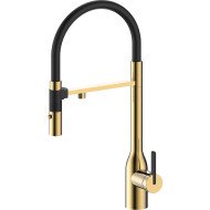 Смеситель для кухни Paulmark Magneto One Ma213188-SBG Светлое брашированное золото