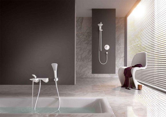 Душевой гарнитур Kludi Fizz 6765091-00 Белый Хром Душевой гарнитур Kludi Fizz 6765091-00 Белый Хром