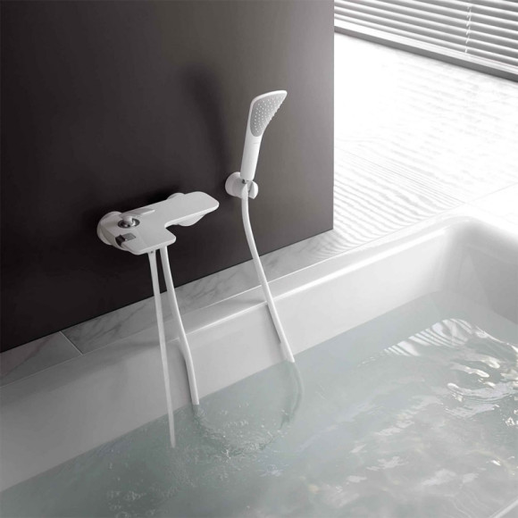 Душевой гарнитур Kludi Fizz 6765091-00 Белый Хром Душевой гарнитур Kludi Fizz 6765091-00 Белый Хром