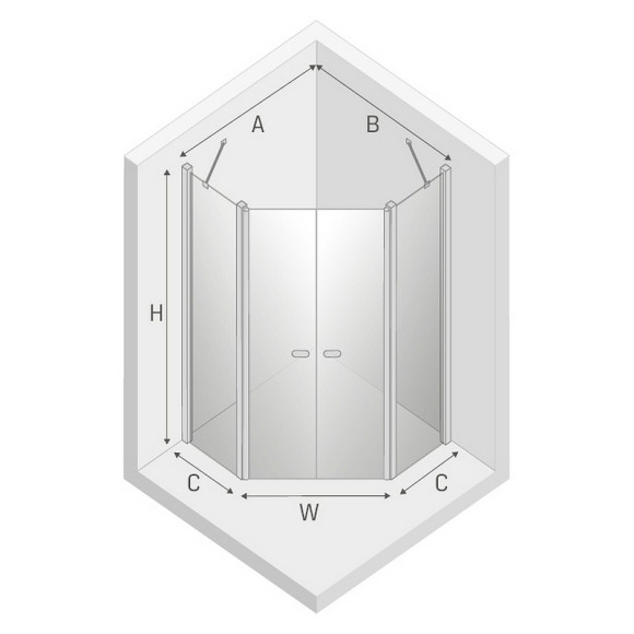 Душевой уголок New Trendy New Soleo Chrome 80х80 K-0609 профиль Хром стекло прозрачное Душевой уголок New Trendy New Soleo Chrome 80х80 K-0609 профиль Хром стекло прозрачное