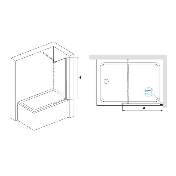 Шторка на ванну RGW Screens SC-052 90x150 35115209-11 профиль Хром стекло прозрачное Шторка на ванну RGW Screens SC-052 90x150 35115209-11 профиль Хром стекло прозрачное