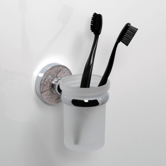 Стакан для зубных щеток WasserKRAFT Nau K-7728 Хром Стакан для зубных щеток WasserKRAFT Nau K-7728 Хром