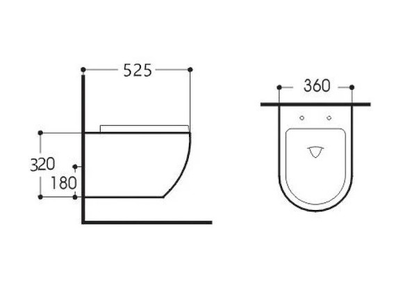 Унитаз Aquatek Европа AQ1901-MW подвесной с сиденьем Микролифт Унитаз Aquatek Европа AQ1901-MW подвесной с сиденьем Микролифт