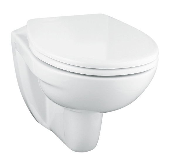 Комплект унитаза с инсталляцией Grohe Solido 39117000 с сиденьем Микролифт и клавишей смыва