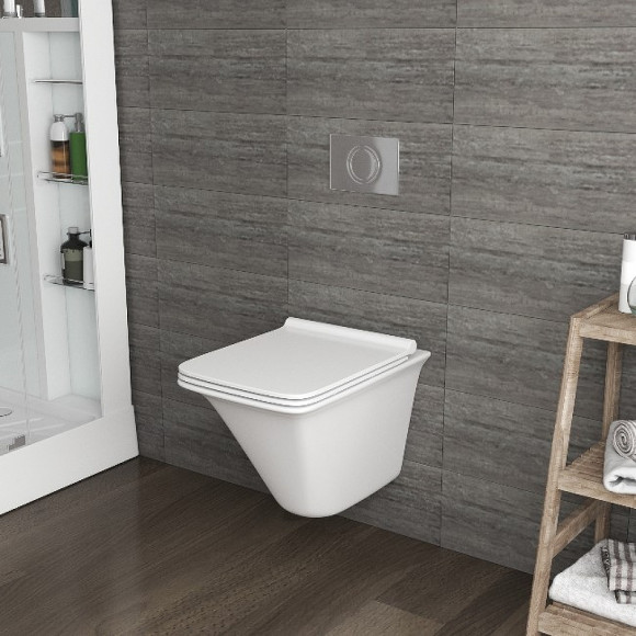 Унитаз Grossman GR-4413S подвесной с сиденьем Микролифт Унитаз Grossman GR-4413S подвесной с сиденьем Микролифт