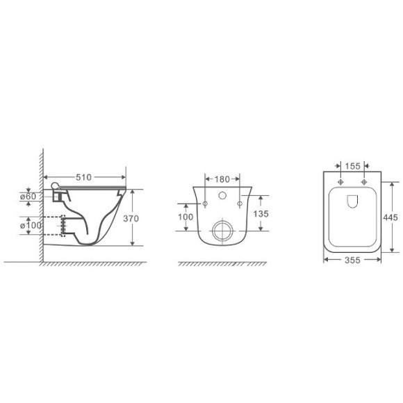 Унитаз Grossman GR-4413S подвесной с сиденьем Микролифт Унитаз Grossman GR-4413S подвесной с сиденьем Микролифт