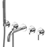 Смеситель для ванны Whitecross Y chrome Y1240CR Хром