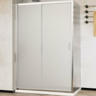 Душевой уголок Vincea City 120х90 VSR-5CT9012MT профиль Хром стекло текстурное