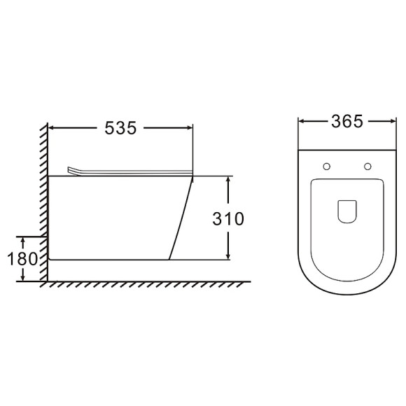 Унитаз Azario Fonti AZ-402W подвесной Белый с сиденьем Микролифт Унитаз Azario Fonti AZ-402W подвесной Белый с сиденьем Микролифт
