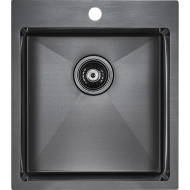 Кухонная мойка Paulmark Velten 45 PM804551-GM Вороненая сталь