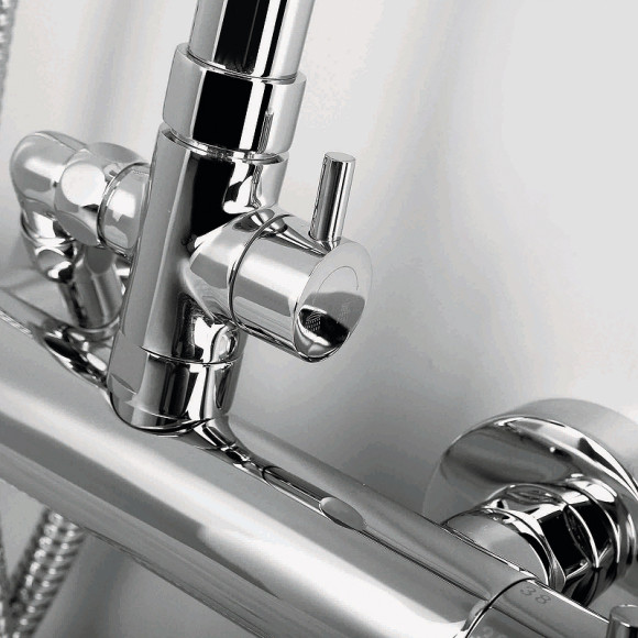 Душевая система WasserKRAFT A13302 с термостатом Хром Душевая система WasserKRAFT A13302 с термостатом Хром