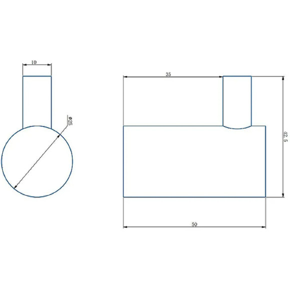 Крючок Haiba HB8405-4 Бронза