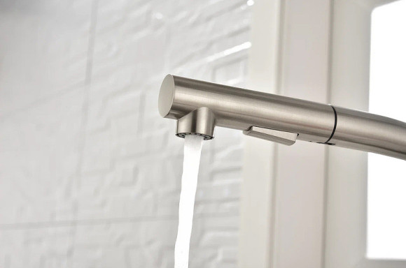 Смеситель для кухни Paulmark Neo Ne214419-Ni Никель