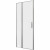 Душевая дверь Allen Brau Priority 90 3.31026.BA профиль Серебро браш стекло прозрачное
