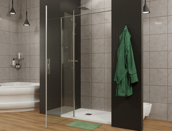 Душевая дверь Allen Brau Priority 90 3.31026.BA профиль Серебро браш стекло прозрачное Душевая дверь Allen Brau Priority 90 3.31026.BA профиль Серебро браш стекло прозрачное