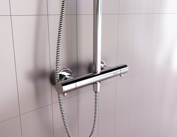 Душевая система Damixa Option DX218091000 с термостатом Хром