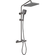 Душевая система Kaiser Serio 05382-15 с термостатом Вороненая сталь Душевая система Kaiser Serio 05382-15 с термостатом Вороненая сталь
