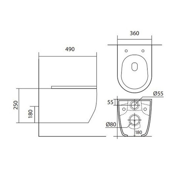 Унитаз Aquatek Европа AQ1106T-00 подвесной с сиденьем Микролифт Унитаз Aquatek Европа AQ1106T-00 подвесной с сиденьем Микролифт