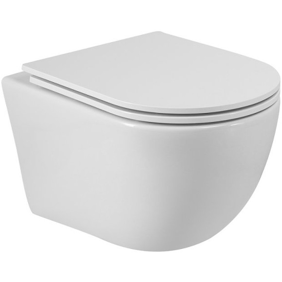 Унитаз Cezares Relax-Tor CZR-3806-53-TH-TOR/SC подвесной с сиденьем Микролифт