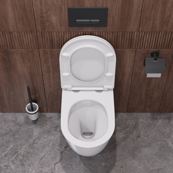 Унитаз Cezares Relax-Tor CZR-3806-53-TH-TOR/SC подвесной с сиденьем Микролифт Унитаз Cezares Relax-Tor CZR-3806-53-TH-TOR/SC подвесной с сиденьем Микролифт