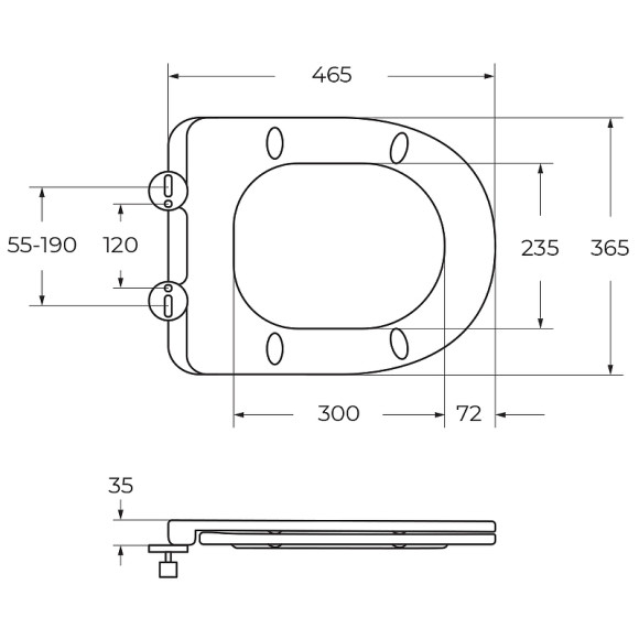 Унитаз Cezares Relax-Tor CZR-3806-53-TH-TOR/SC подвесной с сиденьем Микролифт Унитаз Cezares Relax-Tor CZR-3806-53-TH-TOR/SC подвесной с сиденьем Микролифт