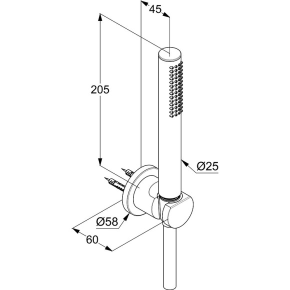 Душевой гарнитур Kludi Nova Fonte 2085053-15 Белый матовый Душевой гарнитур Kludi Nova Fonte 2085053-15 Белый матовый