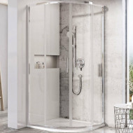 Душевой уголок Ravak Blix Slim BLSCP4-80 80x80 X3BM40C00Z1 профиль Хром стекло Transparent Душевой уголок Ravak Blix Slim BLSCP4-80 80x80 X3BM40C00Z1 профиль Хром стекло Transparent