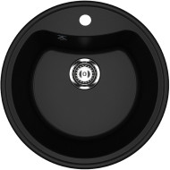 Кухонная мойка Ulgran Classic U-601-344 Ультра-черная Кухонная мойка Ulgran Classic U-601-344 Ультра-черная