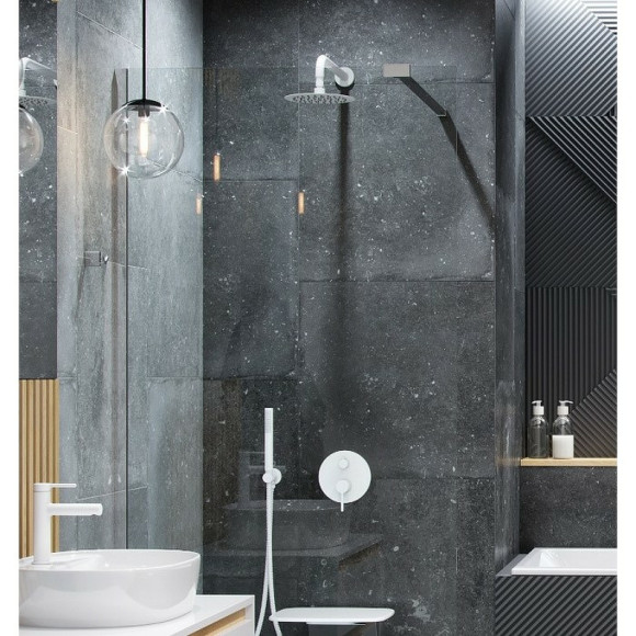 Душевая система Excellent Pi Arex AREX.SET.1245WH Белая Душевая система Excellent Pi Arex AREX.SET.1245WH Белая